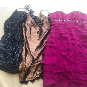 3 Designer Dresses